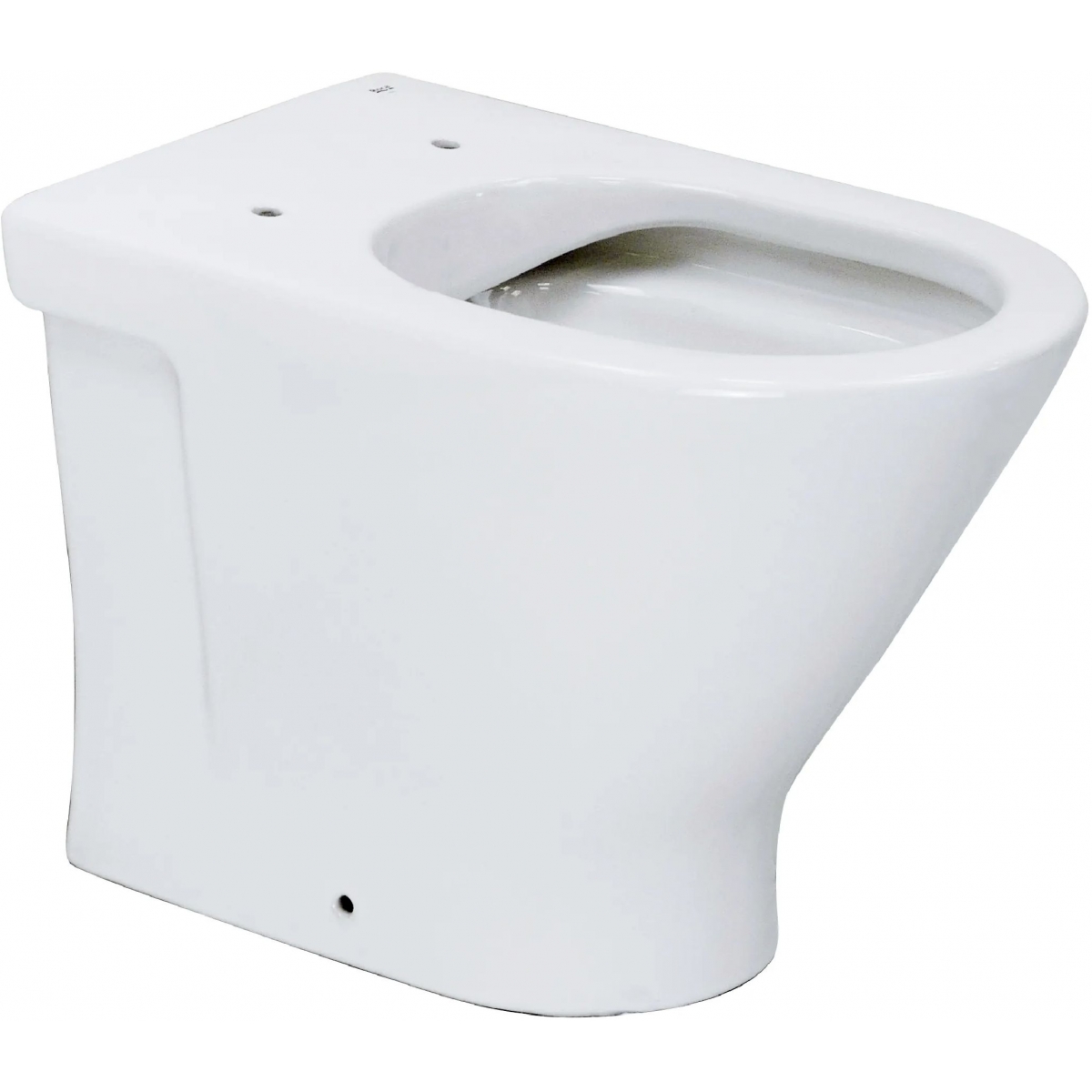 Roca The Gap Round Rimless 貼牆座地廁淨廁身